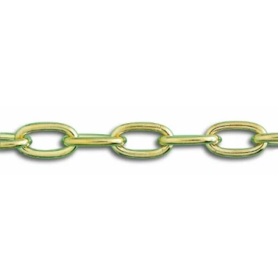 Imagen de Chapuis LVBF20 Cadena soldada reforzada Acero con acabado de latón 24 kg Diámetro 2 mm Largo 2,5 m