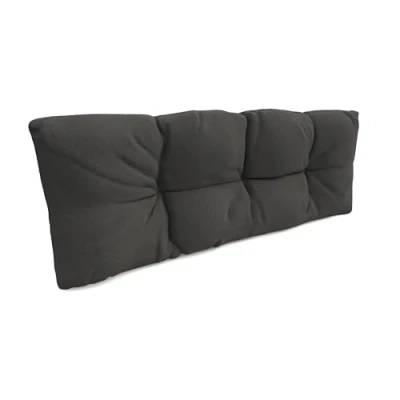 Imagen de POKAR cojín Respaldo aconchadas 120x40x12cm para Europalés/Europalet, jardín o terraza, cómodo sofá de paletas DYI, Interior y Exterior, sin palés, Anthracite
