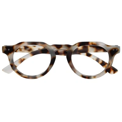 Imagen de OPULIZE RIO Gafas de Lectura con Filtro Luz Azul Montura Parte Superior Plana Carey Marrón Hombres y Mujeres Bisagras Muelle B53 2 +3.00