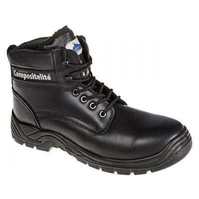 Imagen de Portwest Bota Con Forro Lanoso Compositelite Thor S3 Ci, Tamaño: 44, Color: Negro, FC12BKR44