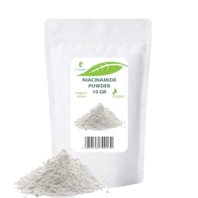 Imagen de Polvo de niacinamida 10 g (vitamina B3, nicotinamida, vitamina PP): adecuado para una amplia gama aplicaciones cosméticas en el cuidado la piel y cabello