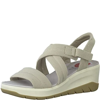Imagen de Jana 8 28760 20, Sandalia Mujer, Beige, 40 EU Ancho