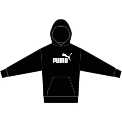 Imagen de PUMA ESS No. 1 Logo Hoodie TR G, Felpe con Cappuccio Niñas, Black, 128