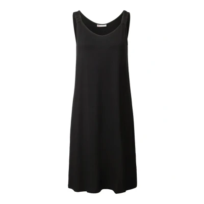 Imagen de Street One MIT Knotendetail Vestido ligero, Mujer, Talla: 46, Schwarz