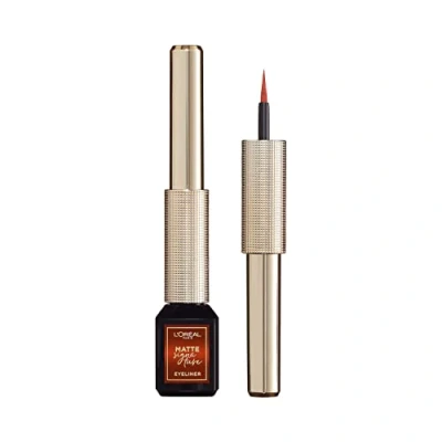Imagen de L&#039;Oréal Paris Liner Pinceau mat et longue tenue Matte Signature Couleur : Copper Marron 3 ml