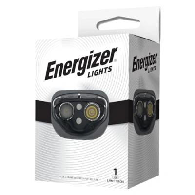 Imagen de Energizer Linterna Frontal LED, Luz Cabeza, Camping, Deporte, 360 Lumenes, Pilas Incluidas