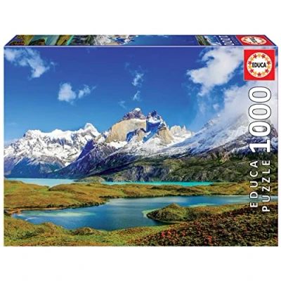 Imagen de Educa Puzzle de 1000 Piezas para Adultos Torres Paine, Patagonia. Incluye Pegamento Fix Puzzle. A Partir 14 años (19259)