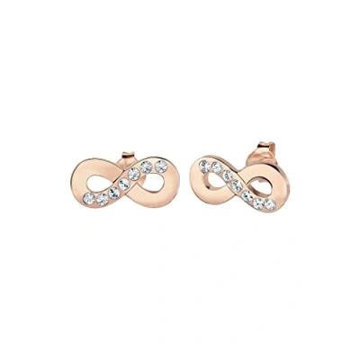Imagen de Elli Pendientes Mujer Motivo Infinito con Cristales en Plata Esterlina 925