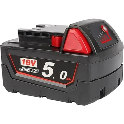 Imagen de Powarobor M18B5 Batería de repuesto para Milwaukee M18 (18 V, 5,0 Ah, 18 48 11 1850)