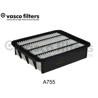 Imagen de DAVID VASCO A755 Filtro de aire 65mm 270mm 218mm rectangular Cartucho filtrante TOYOTA: Land Cruiser Prado 150
