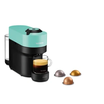 Imagen de Nespresso Cafetera Krups Vertuo POP Verde de Cápsulas YY4887FD