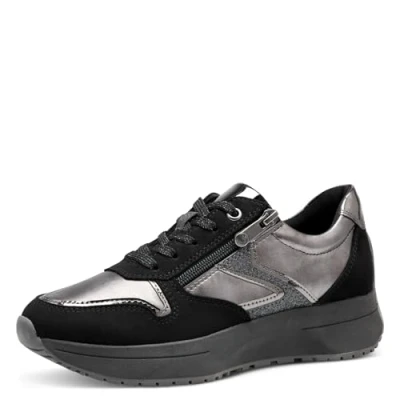 Imagen de MARCO TOZZI Zapatillas para Mujer Laced 2 23722 43, Peine Negro, 38 EU