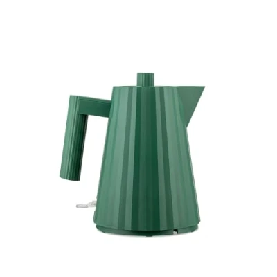 Imagen de Alessi Kettle Plissé boil dry protection Green Michele de Lucchi 1 Liter MDL06/1 GR