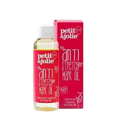 Imagen de Petit&amp;Jolie aceite anti marcas y estrias 100ml No. 1 para estrías del embarazo, todo natural, probado certificado