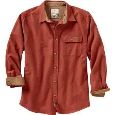 Imagen de Legendary Whitetails Buck Camp Flanellhemd Langarm Button Down für Herren Freizeithemd mit Cordbündchen Camiseta con Botones, Barnwood Heather, Large Hombres