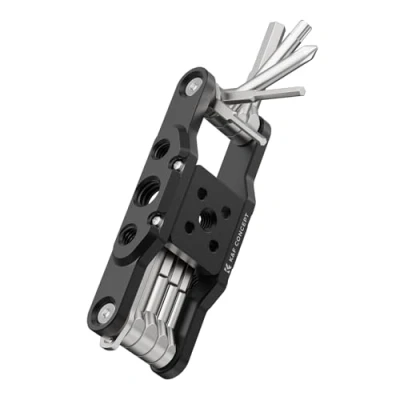 Imagen de K&amp;F Concept 10 en 1 Juego de Herramientas Foding Tool Set Multiherramienta para Cámara con Destornillador y Llave Inglesa,Juego Plegable Fotógrafos Universal