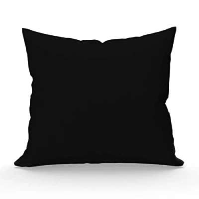 Imagen de Soleil d&#039;ocre Funda de almohada algodón 57 hilos, Negro, 63 x cm