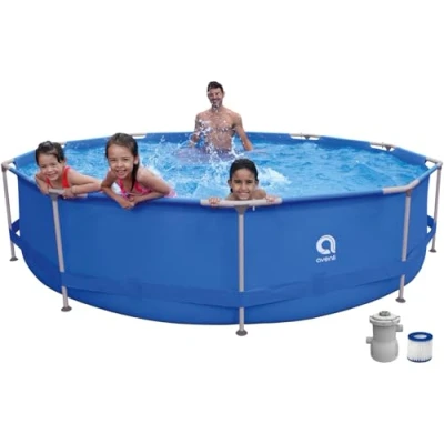 Imagen de Jilong Avenli Piscina Redonda con Estructura Sirocco Azul, Azul
