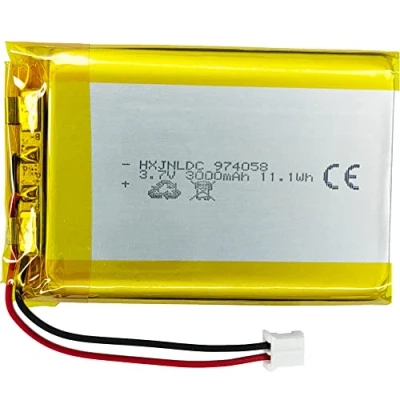Imagen de DC 3,7v 3000mah 974058 baterías Recargables de polímero Litio para DIY 3.7 5v Electronic Products, Mobile Storage Power LED，GPS