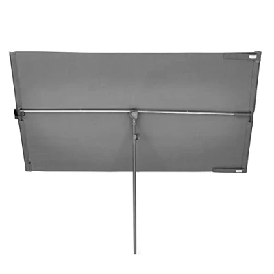 Imagen de blumfeldt Toldo Vela Rectangular, Toldos Exterior Terraza Parasol Flex Sombrilla de Jardín, con Paneles Solares, LED RGB, Protección UV, Impermeable y Ajustable