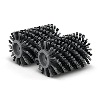 Imagen de Kärcher Juego de Cepillos y Rodillos para Superficies Madera Limpiador Terrazas PCL 3 18, Adecuado Revestimientos WPC, Negro