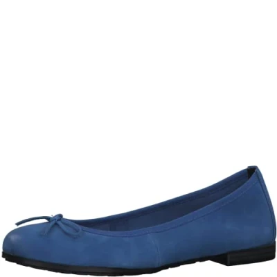 Imagen de MARCO TOZZI 2 22100 20, Zapatos tipo ballet para Mujer, Azul (Royal Nubuck), 39 EU