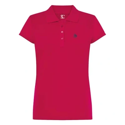 Imagen de S&amp;C Polo de Mujer Manga Corta Custom Fit Ligeramente Entallado Ribete y Cuello Acanalado Fabricado en Algodón España