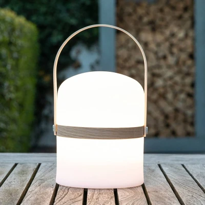 Imagen de Lucide JOE Lámpara de mesa Fuera Ø 14,5 cm LED Regul. 1x3W 3200K IP44 3 StepDim Blanco