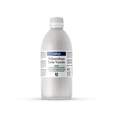 Imagen de VALLEJO BARNIZ POLIURETANO SATINADO 500 ML