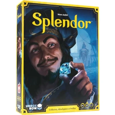Imagen de Asmodee ASMSCSPL01FR Jeu de Société Splendor Spé Idioma Francés
