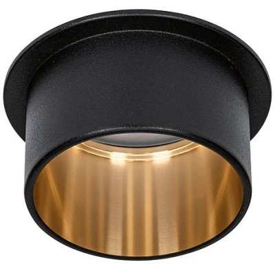 Imagen de Paulmann Gil empotrado LED negro mate/oro