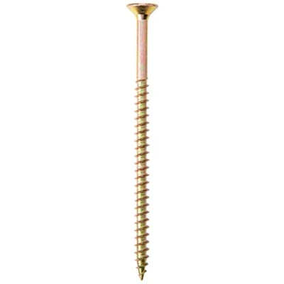 Imagen de Forgefix MPS6100Y Tornillo Multiusos Compatible con Pozi CSK ST ZYP 6,0 x 100 mm, Caja de 100, Otros, 6 mm