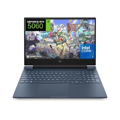 Imagen de HP Victus 15 fa2030ns Ordenador portátil Gaming 15&quot; FHD Intel Core 7 240H, 16GB RAM, 1TB SSD, NVIDIA RTX 5060, FreeDos Azul Teclado QWERTY Español