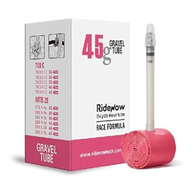Imagen de RIDENOW Cámara TPU Gravel 700/32C 47C. 45 Gramos Válvula Fina Presta (45mm)