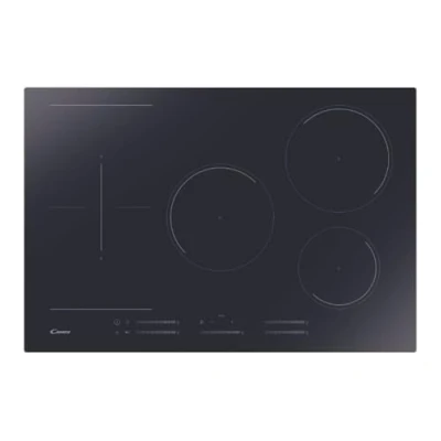 Imagen de Candy CTPS64SCTTWIFI Placa de inducción, control deslizante mono, 4 zonas cocción, WiFi, sin marco, cristal negro, 52 x 59 6 cm