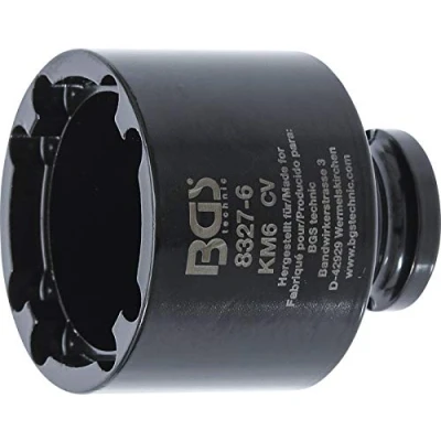 Imagen de BGS 8327 6 Vaso almenado para tuercas ranuradas dientes internos KM6
