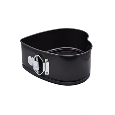 Imagen de Abcsea 1 Pieza Moldes para Tartas, Molde Desmontable Corazon Revestimiento Antiadherente, Budín, Hornear Pasteles, Pasteles Horno, Libre de PFOA, 17 cm