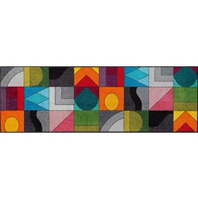 Imagen de Wash+Dry Momix Felpudo, Poliamida, Multicolor, 60x180cm