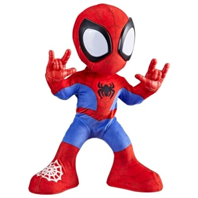 Imagen de Spidey danse et rampe, peluche interactive avec musique sons, jouets de super héros a partir 3 ans, ses Amis E
