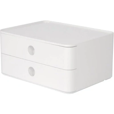 Imagen de Han 1120 12 Smart Box Allison Cajonera con 2 cajones, color blanco