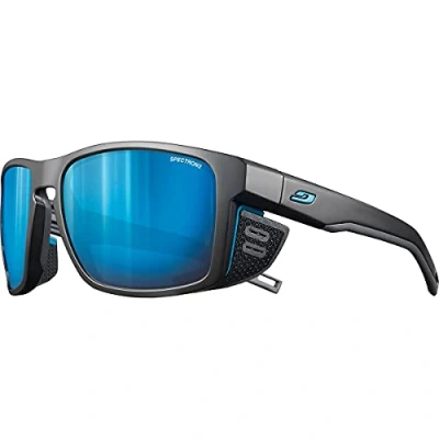 Imagen de Julbo Shield Gafas DE Sol, Unisex Adulto, Negro/Azul, Talla Única