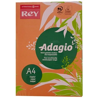 Imagen de Dohe 30216 Pack de 500 papeles, DIN A4, 80 g, color naranja intenso