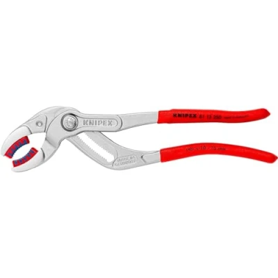 Imagen de Knipex Tenaza para tuberías y racores cromado, recubiertos de plástico antideslizante 250 mm 81 13