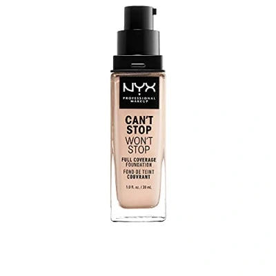 Imagen de NYX Professional Makeup Can&#039;t Stop Won&#039;t Full Coverage Base de maquillaje Light Porcelain 30 ml
