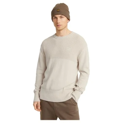 Imagen de G STAR RAW Fisherman R Knit Sudadera, Whitebait D25127 c868 1603, XL Hombres