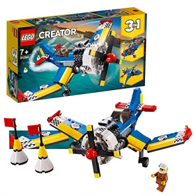 Imagen de LEGO Creator Avión de Carreras, juguete creativo construcción y aventuras en el aire (31094) , color/modelo surtido