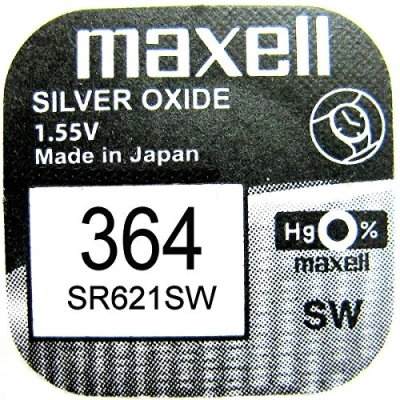 Imagen de Pila Maxell Professional 364 SR621SW 1,55V