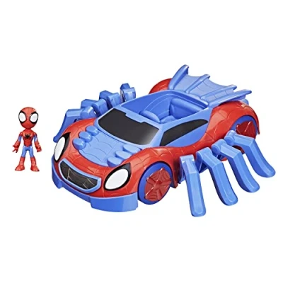Imagen de Hasbro Último rastreador arácnido de Spidey and His Amazing Friends Marvel, función Stunner y Figura 10 cm, a Partir 3 años