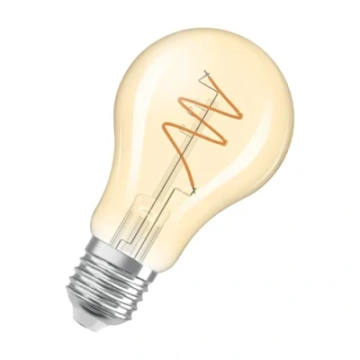 Imagen de OSRAM LED Vintage E27 4,9W 2.700K Filamento en espiral dorado atenuable