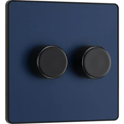 Imagen de BG Electrical Evolve Interruptor de luz, regulador, 2G doble